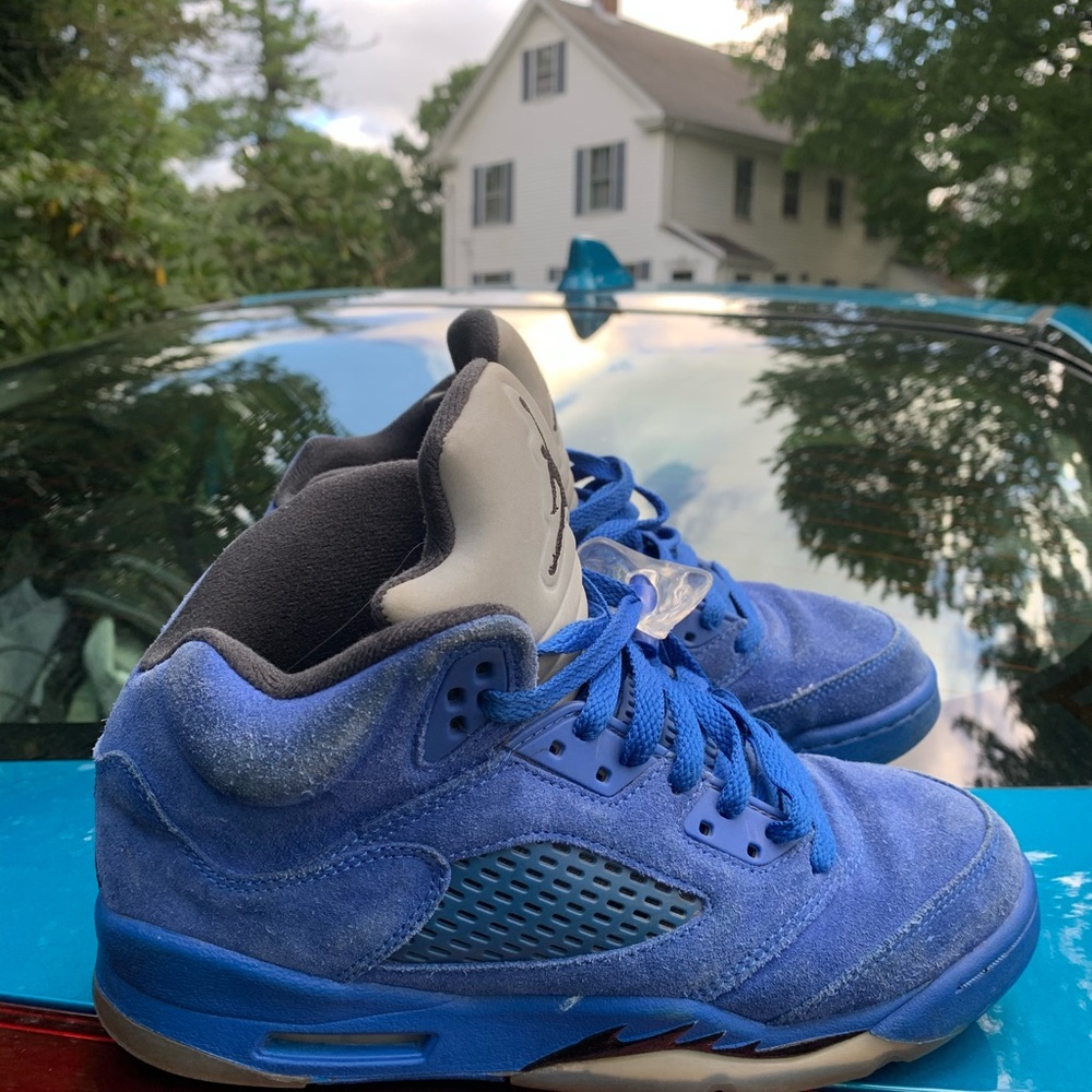 Jordan retro 5 blue - Picture 1 of 7